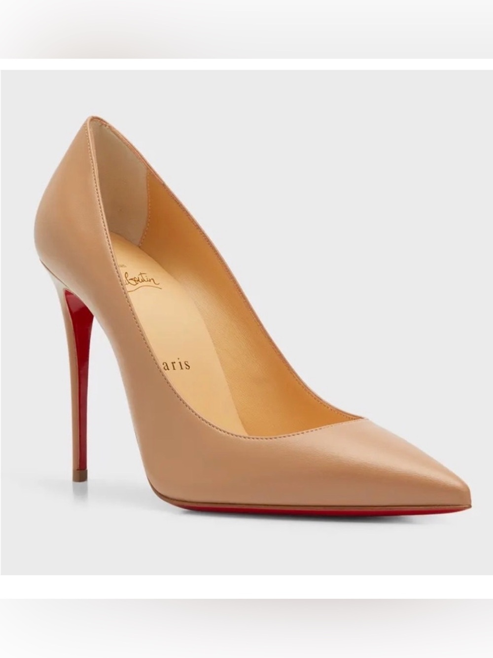 Size 38 Christian Louboutin Kate 100 pumps nappa